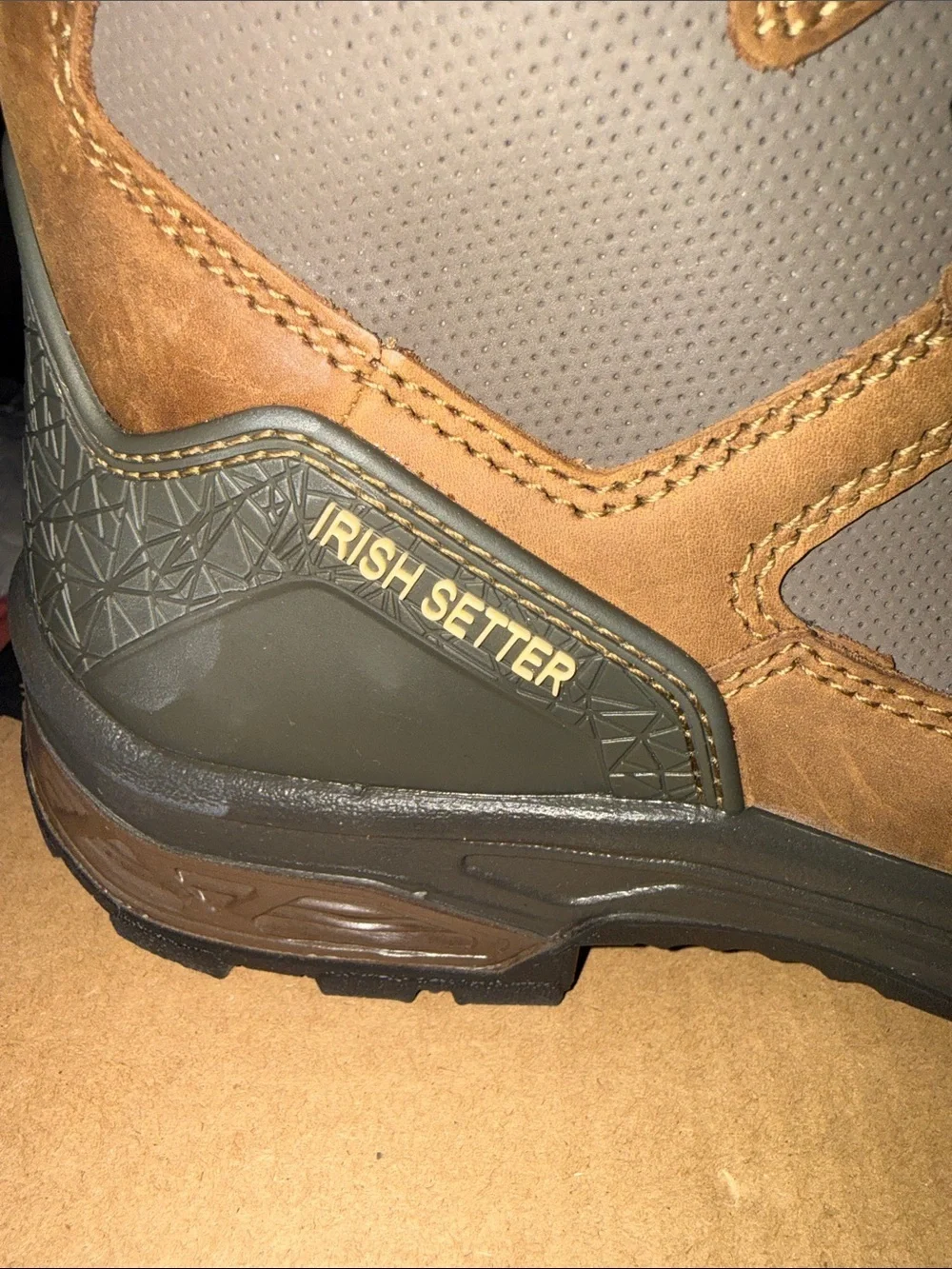 Red Wing Shoes Tan and Gray BOA Work Boots